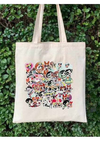 Powerpuff Tote Bag Bez Çanta fiyatları