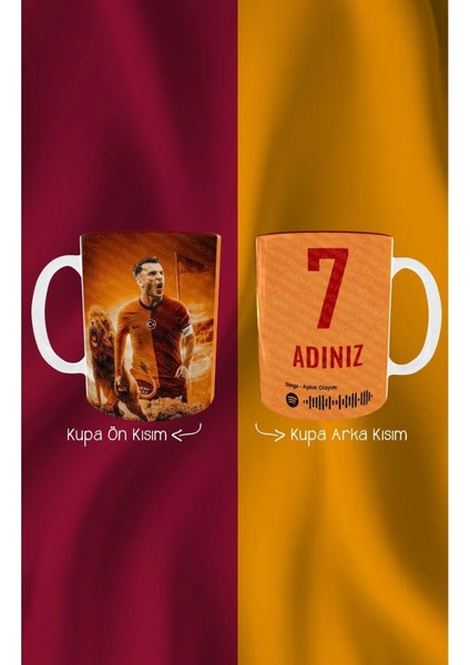 Kerem Aktürkoğlu Baskılı Kişiye Özel Kupa Porselen Bardak