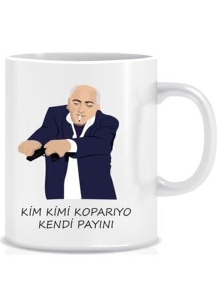 Ekrem Abi Kim Kimi Koparıyo Baskılı Kupa