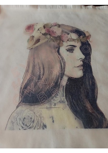 Lana Del Rey Tasarımlı Tote Bag Bez Çanta modelleri