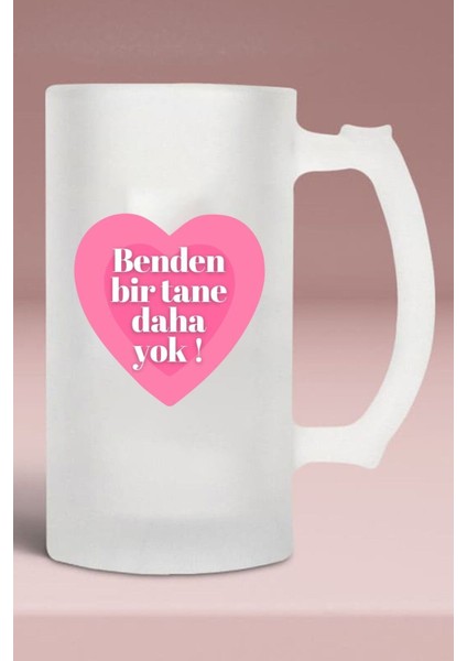 Buzlu Cam Bira Bardağı - Benden Bir Tane Daha Yok