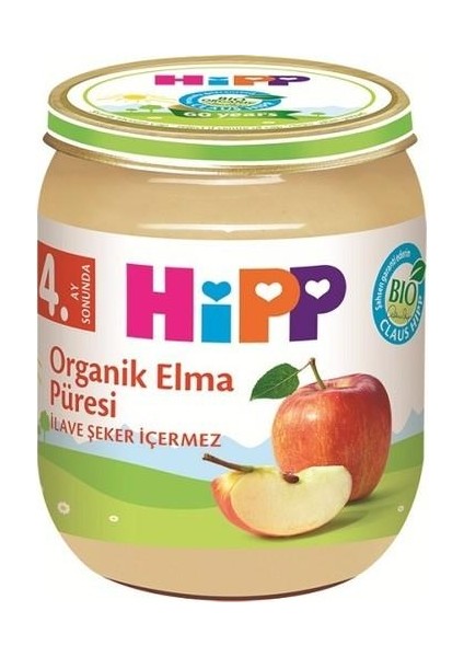 Hipp Organik Elma Püresi 125 gr