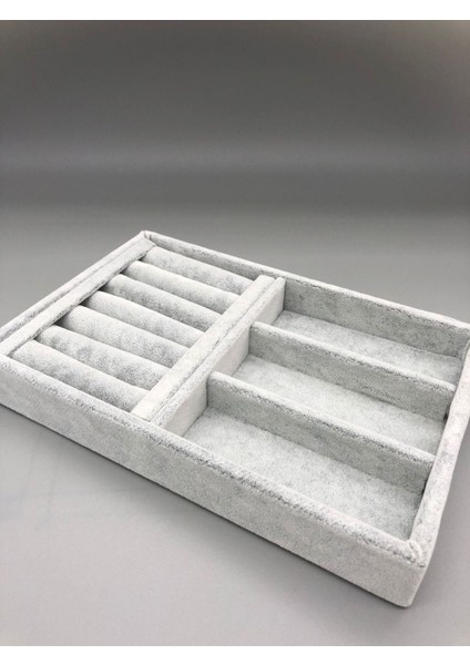 Gri Takı Tablası, 22-14 Cm, Şık ve Kullanışlı, Dekoratif. fiyatları