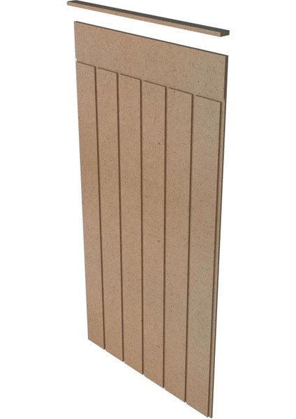 Boyanabilir Ahşap Duvar Paneli 54X105 Cm, Dekoratif ve Şık Tasarım fiyatları