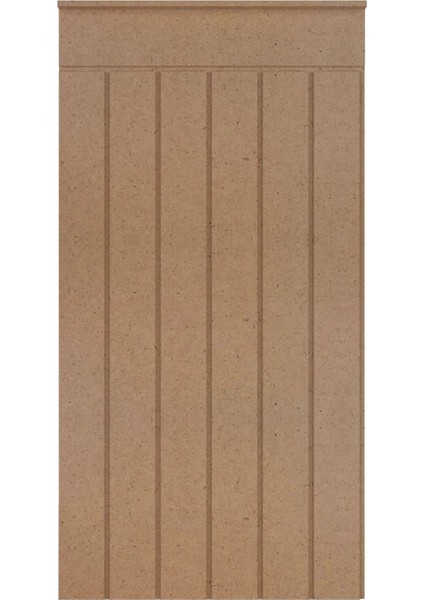 Boyanabilir Ahşap Duvar Paneli 54X105 Cm, Dekoratif ve Şık Tasarım indirimleri