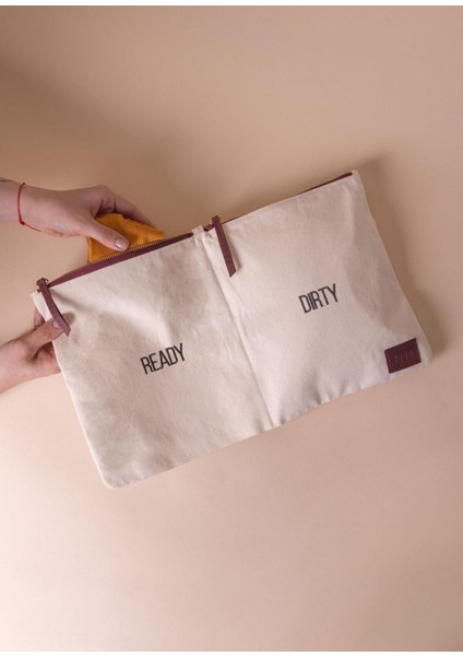 Bej Bölmeli Organizer Çanta, 45X27 Cm, Pratik ve Şık Saklama Çözümü fiyatları