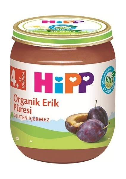 Organik Erik Püresi 125 gr