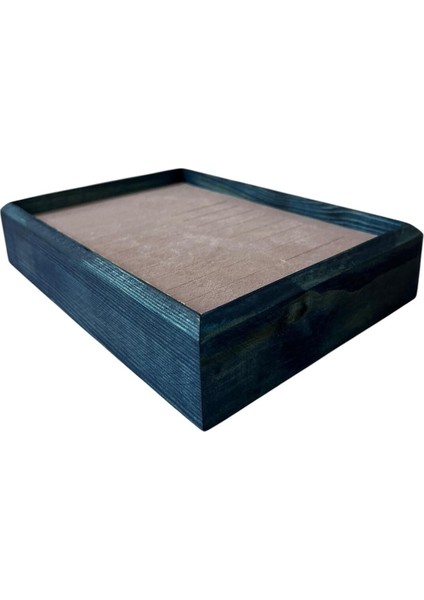 Kahverengi Ahşap Model 25/18 cm Batırmalı Bileklik Kelepçe Tablası modelleri