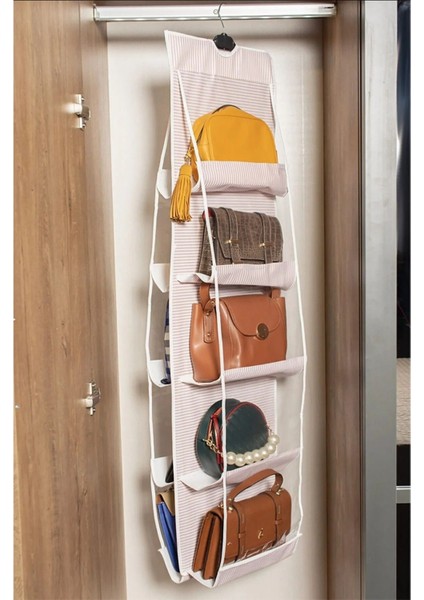 10 Cepli Çanta Organizer Seti, Şık ve Pratik Saklama Çözümü, Pembe Renkli fiyatları