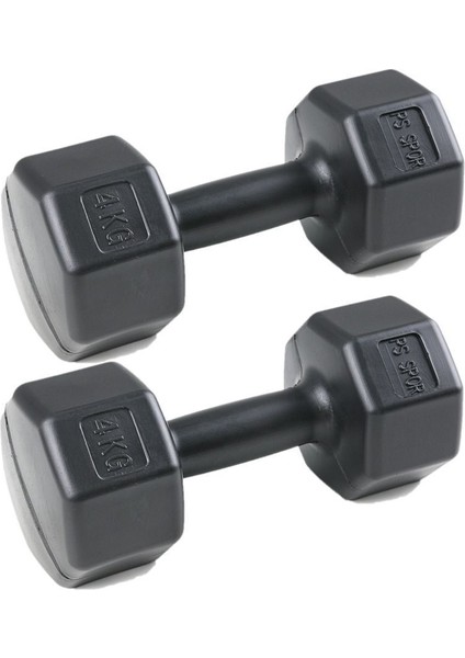 Ps Spor 3 Çift Dambıl Set 3 kg + 4 kg + 5 kg + Ayarlanabilir Sayaçlı El Yayı