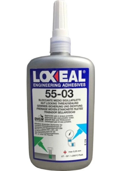 Sıvı Conta 250 ml Sızdırmazlık Macunu 55-03 250 ml Yüksek Mukavemmet