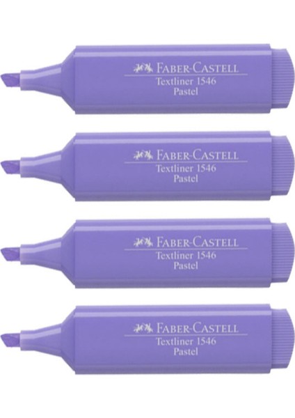 Faber Castell 4 Lü Pastel Lila Fosforlu Kalem Seti SET-0015