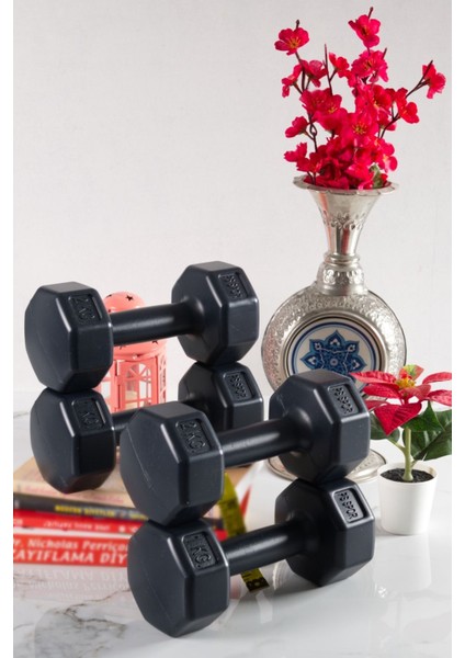 Psspor 3 Set Dambıl ( 1 kg x 2 Ad 2 kg x 2 Ad 3 kg x 2 Ad )