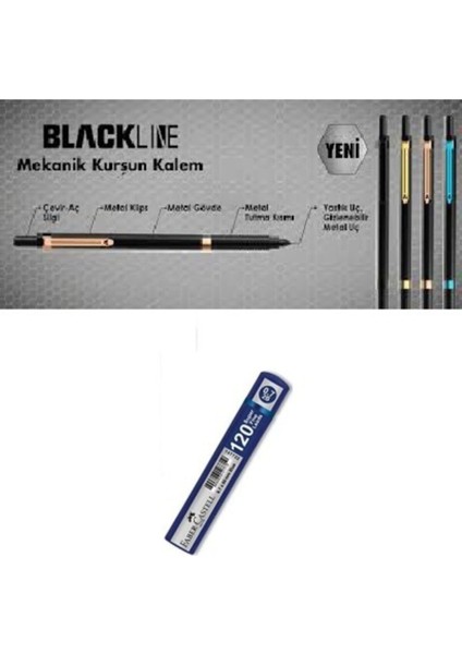 Mekanik 0,7 Kalem ve Faber 120 Li Uç