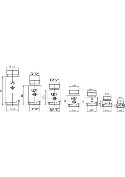 2,5 cm Uzatma Krom UZT04 modelleri