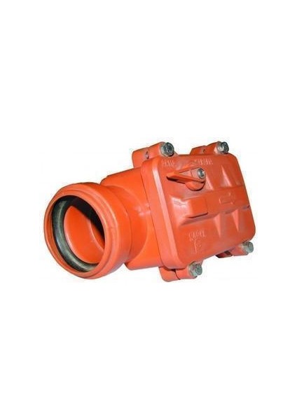 Pvc Çekvalf 125 Mm. Kilitli, Metal Klapeli, Su Terazili