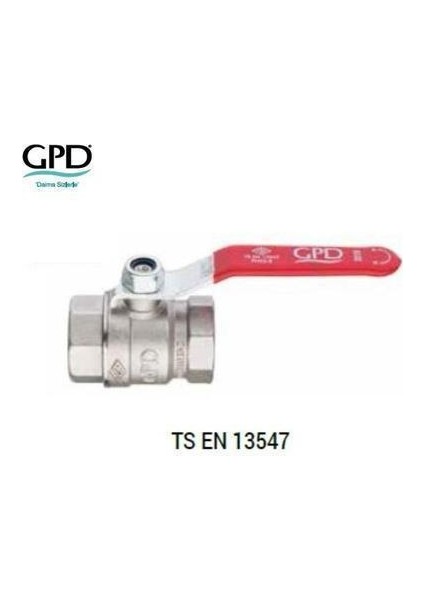 1/2 Küresel Vana (TSEN13547-B/PN25) KRS240-K