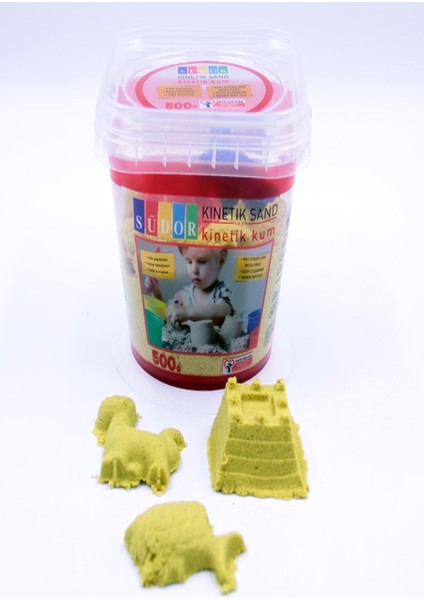 Südor Kinetik Kum Kovalı 500 gr Sarı KS02-2