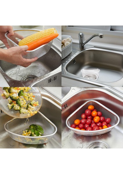 Lavabo Süzgeci -Lavabo Çöplüğü - Lavabo Içi Çöp Süzgeci 304 Paslanmaz Çelik 721845