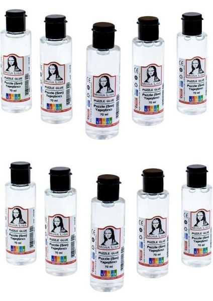 Puzzle Yapıştırıcısı 70 ml (Şeffaf) 70ML 10 Adet IND-SDR-P101010