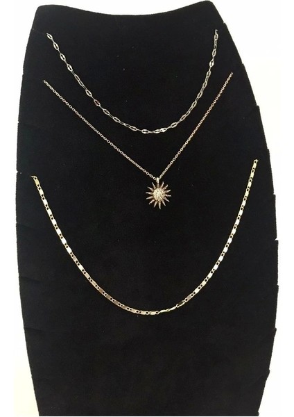 Yerli Üretim Süet Kumaş Siyah Kolye ve Ayaklı Stand 25/12 cm fiyatları