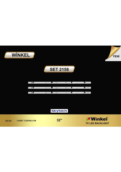 LCD LED-2158 Takım 3 LÜ-ST-3230YK, 180.DTO-32D900-OH, HL-00320A28-0701S-05 A2,