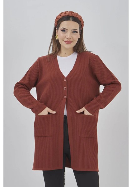 Kadın Araboy Triko Mevsimlik Cepli Esnek Likralı Hırka fiyatları