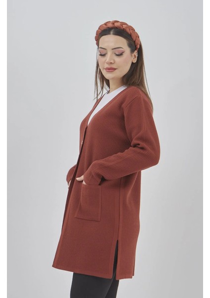 Kadın Araboy Triko Mevsimlik Cepli Esnek Likralı Hırka indirimleri