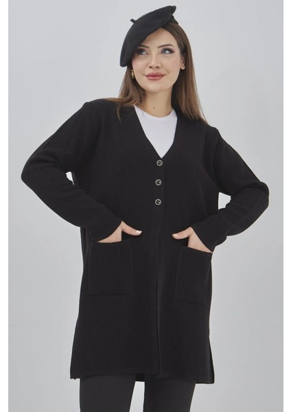 Kadın Araboy Triko Mevsimlik Cepli Esnek Likralı Hırka fiyatları