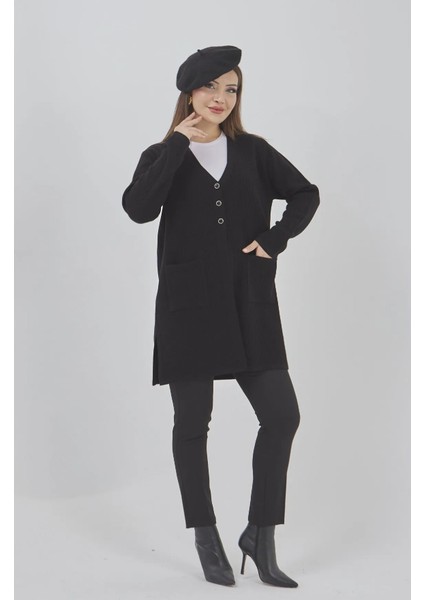 Kadın Araboy Triko Mevsimlik Cepli Esnek Likralı Hırka indirimleri