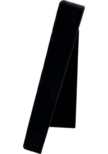 Küçük Boy Süet Kumaş Siyah Yüzük ve Ayaklı Tabla, 24/17,5 cm fiyatları