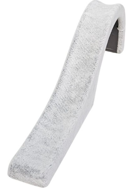 Gri Süet Lastikli Bileklik Standı, Ince ve Şık Tasarım (2X16 Cm)