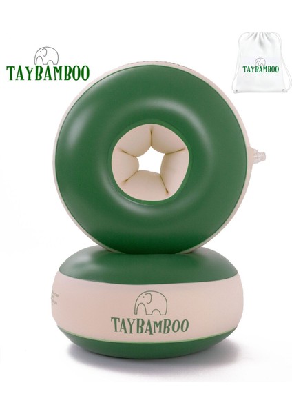 Yeşil Başlangıç Seviye Bebek ve Çocuk Yüzme Kolluğu Süngerli Dolgulu