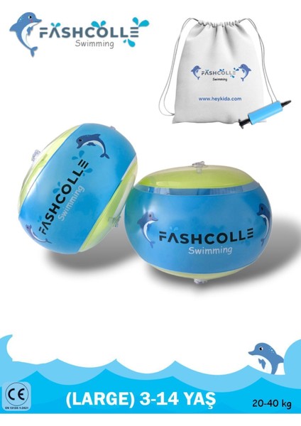Mavi Yuvarlak Yüzme Yardımcısı Şişme Deniz Kolluğu, 4-14 Yaş indirimleri
