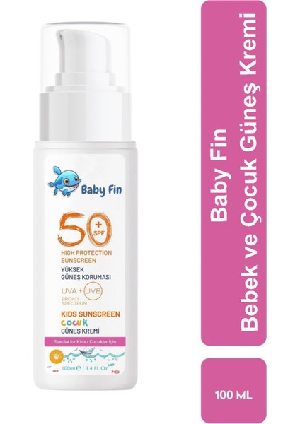 Mavi Çocuk Yüzme Kolluğu ve Güneş Kremi Seti, Süngerli Deniz Kolluğu