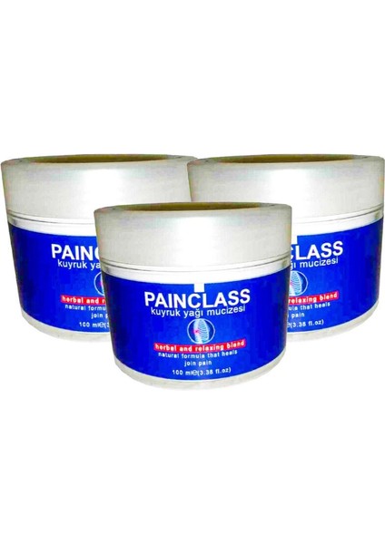 Kuyruk Yağı Kremi Painclass 150 ml Ölçeğinde 3 Ad Sızı Dindirici