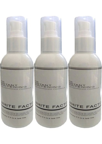 White Factor 3X120 ml Cilt Renk Açıcı Bakım Kremi