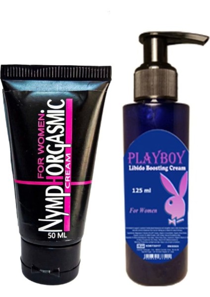 For Women Vajinal Krem 50 ml + Playboy Kadınlara Özel Libido Boosting Cream 125 ml