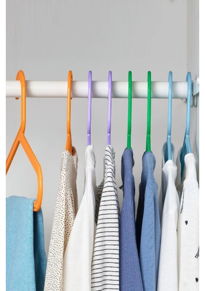 Renkli Çocuk Giysi Askısı Seti, 16'lı, Pratik ve Şık Organize Edici modelleri