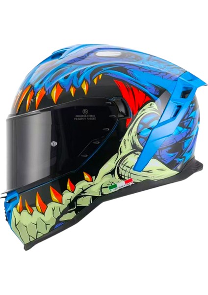 Kapalı Kask Sw 867 Storm Mavi