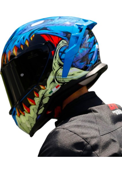Kapalı Kask Sw 867 Storm Mavi