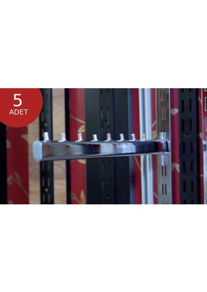 Mavi 40 cm Düz Baston, 5'li Set, Koniğe Veya Dikmeye Geçmeli, Dayanıklı ve Kullanışlı