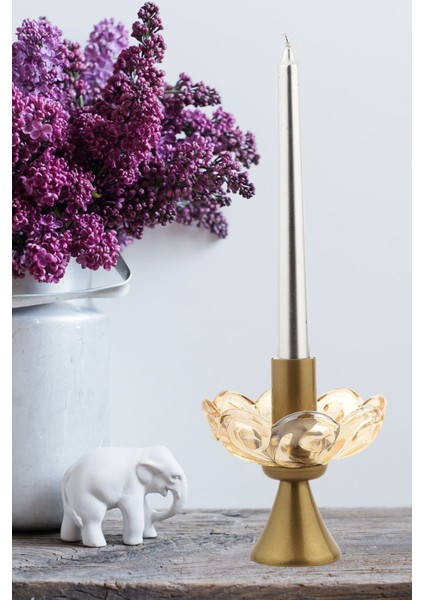 Eskitme Bal Tabaklı Mumluk, Şık ve Doğal Dekorasyon Parçası modelleri