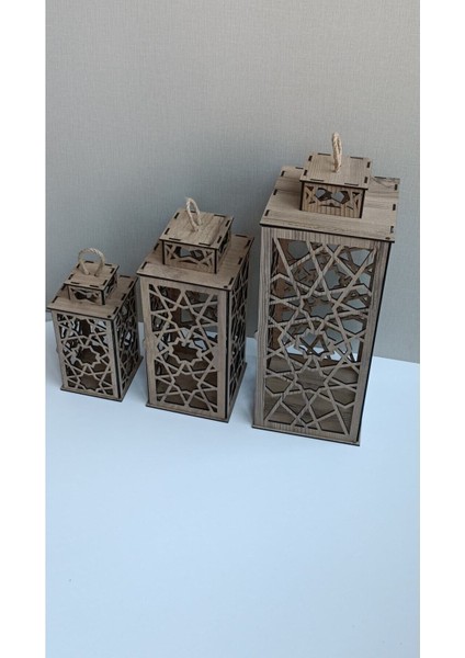 Ahşap Mumluk Dekoratif Süs, Kendinden Yapışkanlı, Lazer Kesim, 3mm Kalınlık fiyatları