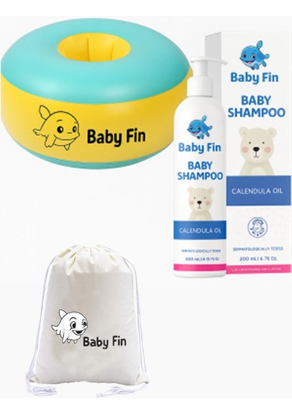 Çocuklar Için Renkli Yüzme Kolluğu ve Bebek Şampuanı 200 ml