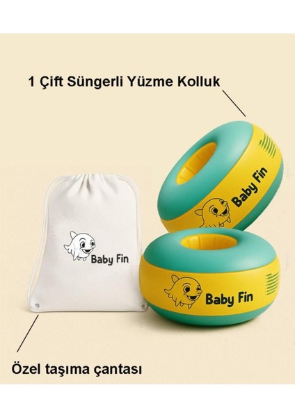 Çocuklar Için Renkli Yüzme Kolluğu ve Bebek Şampuanı 200 ml modelleri