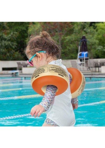 Ileri Seviye Turuncu Çocuk Yüzme Kolluğu, Süngerli ve Dolgulu, Güvenli Kullanım Sağlar