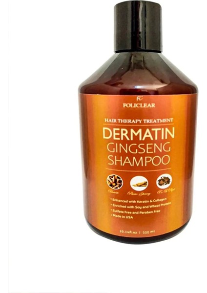 Dökülmeyi Engelleyen Yıkadıkça Uzatan Etkisiyle Dermatın Gingseng Shampoo