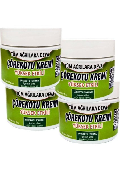 Çörek Otu Tohumu Yağı Agrilar Için Bakım Masaj Kremi 4X150 ml