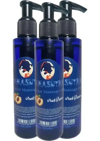 Şeftali Aromalı 125 ml Masaj Yağı x 3 Adet